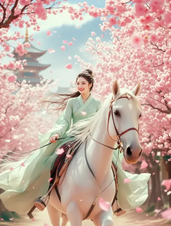 短剧《海棠依旧笑春风》情感剧场海报