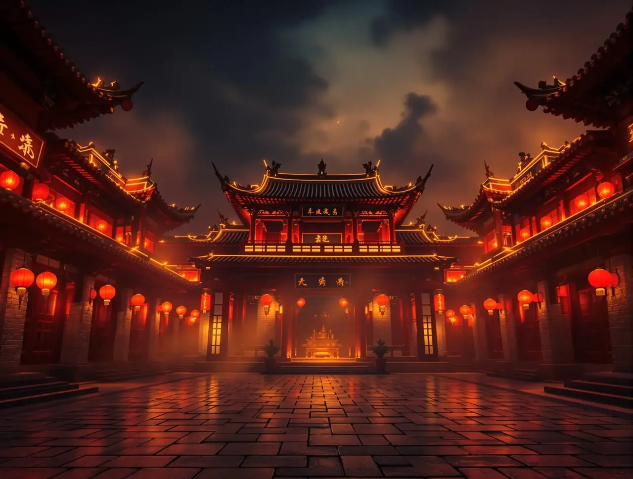 短剧网站专题《宫灯照夜》封面